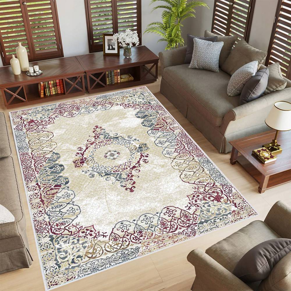 

Mosimoso Home H304 Digital Printed Dot Sole Carpet 50x80 cm чёрный