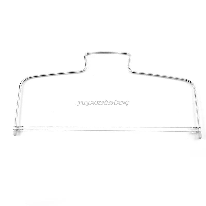 1ks Dvouřadý kráječ dortů Nastavitelný nerezový drát Kráječ dortů Dělič chleba Kuchyňské doplňky Pomůcky na pečení dortů