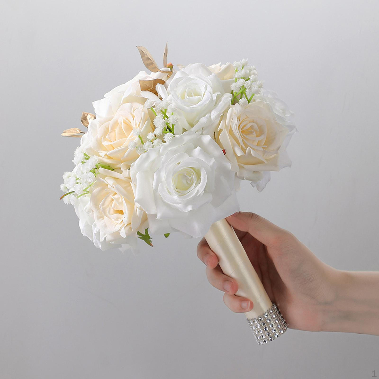 

Свадебный букет невесты для бросания, DIY композиция, сувенир, цветок для подружки невесты