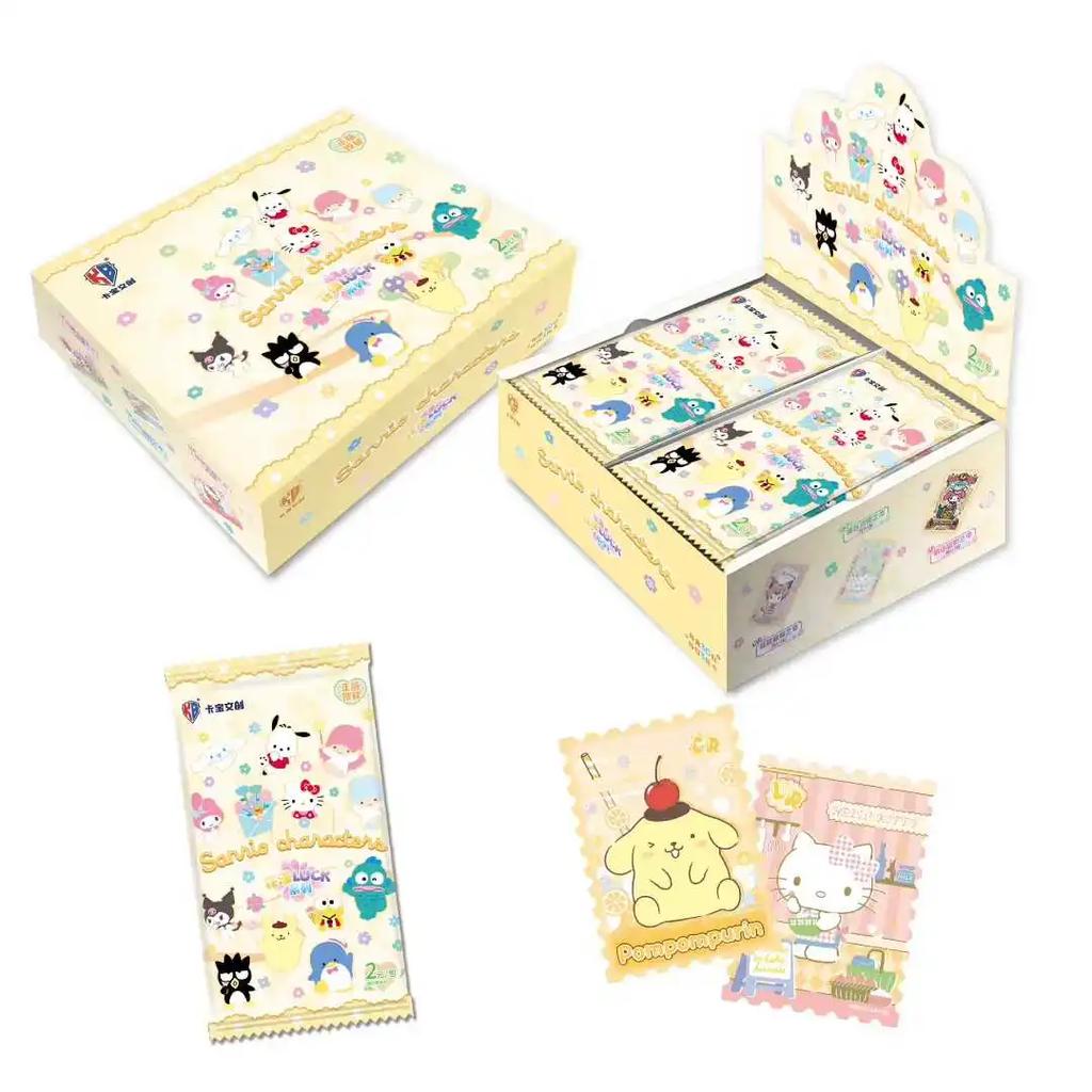 Genuine Sanrio Card Polaroid Wandering and Picking Up Light Sanrio Family Life Diary  Anime Collection Card Toys Gifts