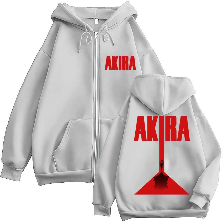 Japan Anime Akira Harajuku Vintage Zipper Hoodie Science Fiction Movie Shotaro Manga Sweatshirt Fleece Oversized Jackets