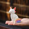 Color-Changing Little Fox Tea Pet: Cute Resin Craft Decoration for Tea Table
