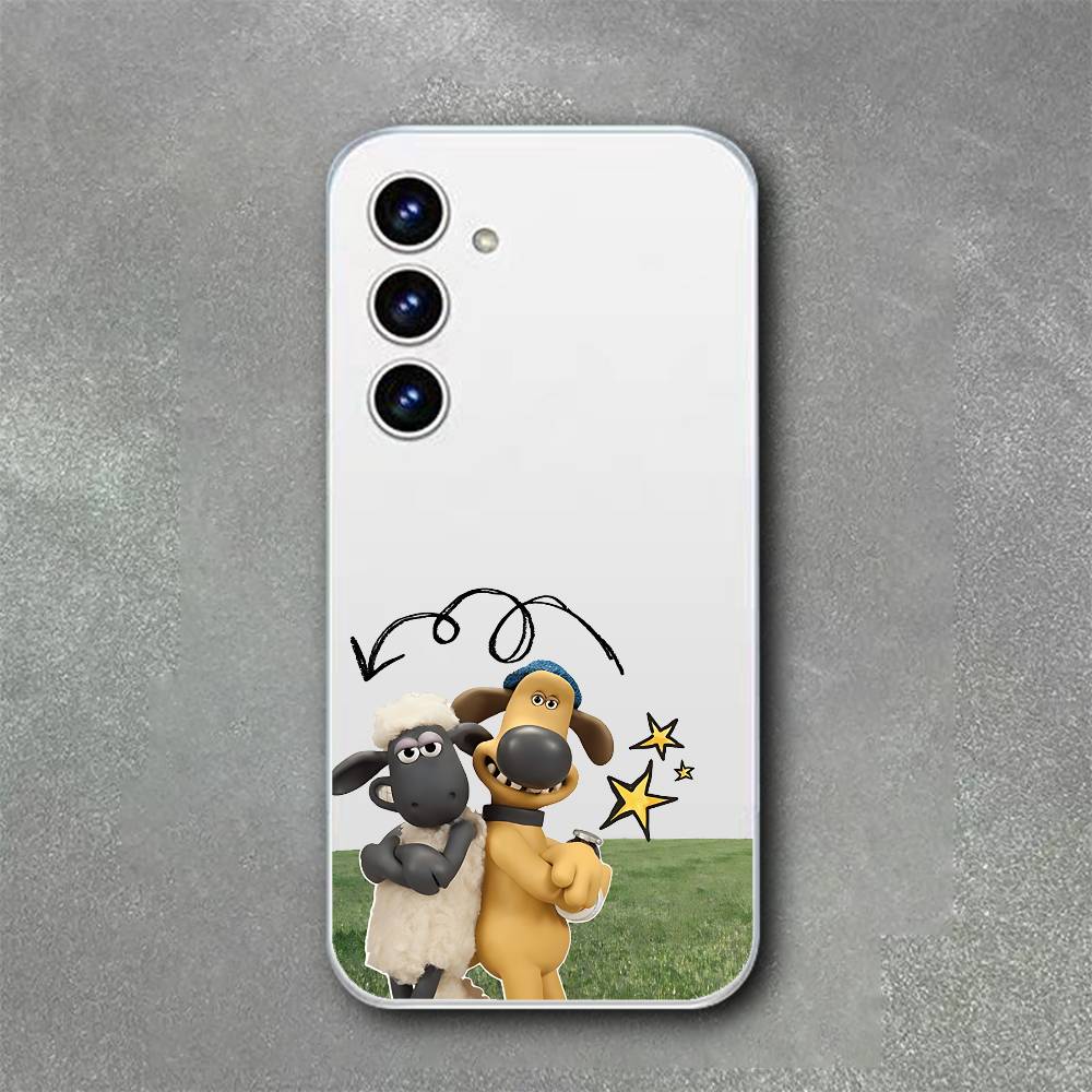 P-shaY-un Die SchafI Handyhülle Für Samsung Galaxy A52 A12 A51 S21 Edge S22ULTRA S23 S24 S20LITE Plus Ultra Transparente Hülle