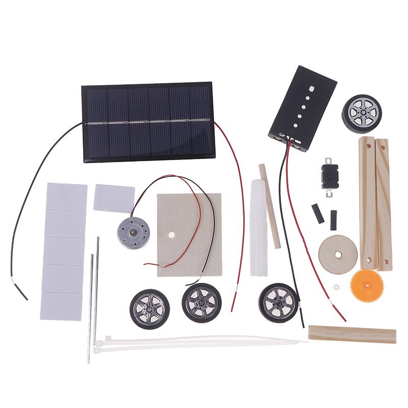 Assemble Solar Car Creative Inventions Motor Ability Of Children Active Thinking Diy Electronic Kit Technology Toys For Kids