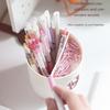 Large Capacity Pencil Cup Pot Cute Desktop Storage Organizer Plastic Desk Pen Holder  Home