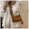 Soft Faux Leather Shoulder Bag for Women Small Capacity Crossbody Purse Trendy Dumpling Handbag