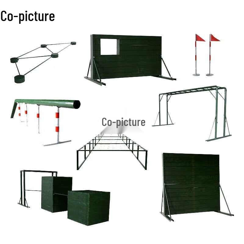 Outdoor 400M Obstacle Course Training Equipment