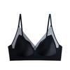 Triangle cup breathable and seamless, comfortable gathering, anti-sagging, non-steel ring breasted bra