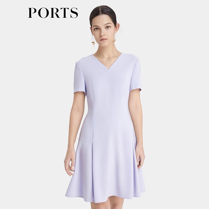 

PORTS Женское вечернее плиссированное миди-платье фиолетового цвета L /8