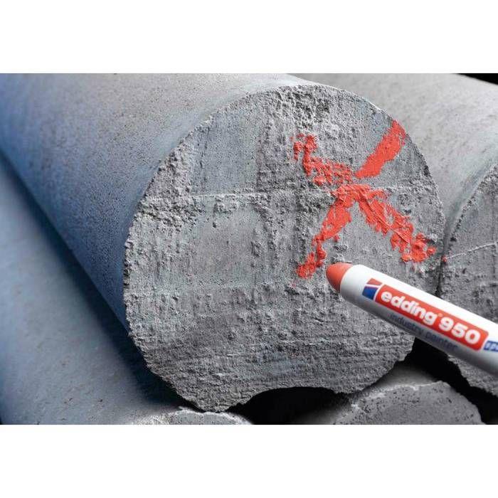 Marqueur permanent - EDDING - Jumbo 800 - Pointe biseautée - Largeur de tracé 4-12 mm - Indélébile