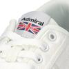 Admiral INOMER F AD607 Size (Inomer Flower) Sneakers, Unisex, White/White, 28.0cm