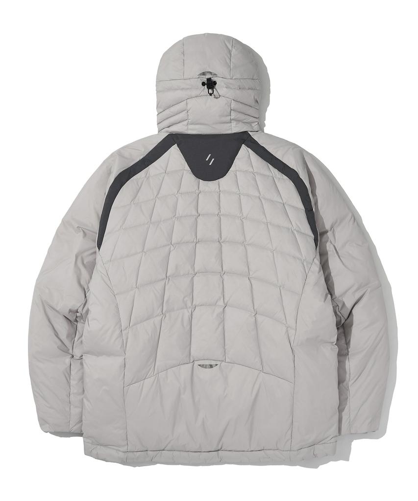 Welter Experiment Shield Down Hood Jacket_Light Gray_Wol039