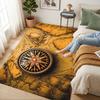 Compass Map Living Room Nonslip Area Rug Soft Carpet For Bedroom Game Playroom Sofa Office Home Decor Doormat Christmas Gift C9301649