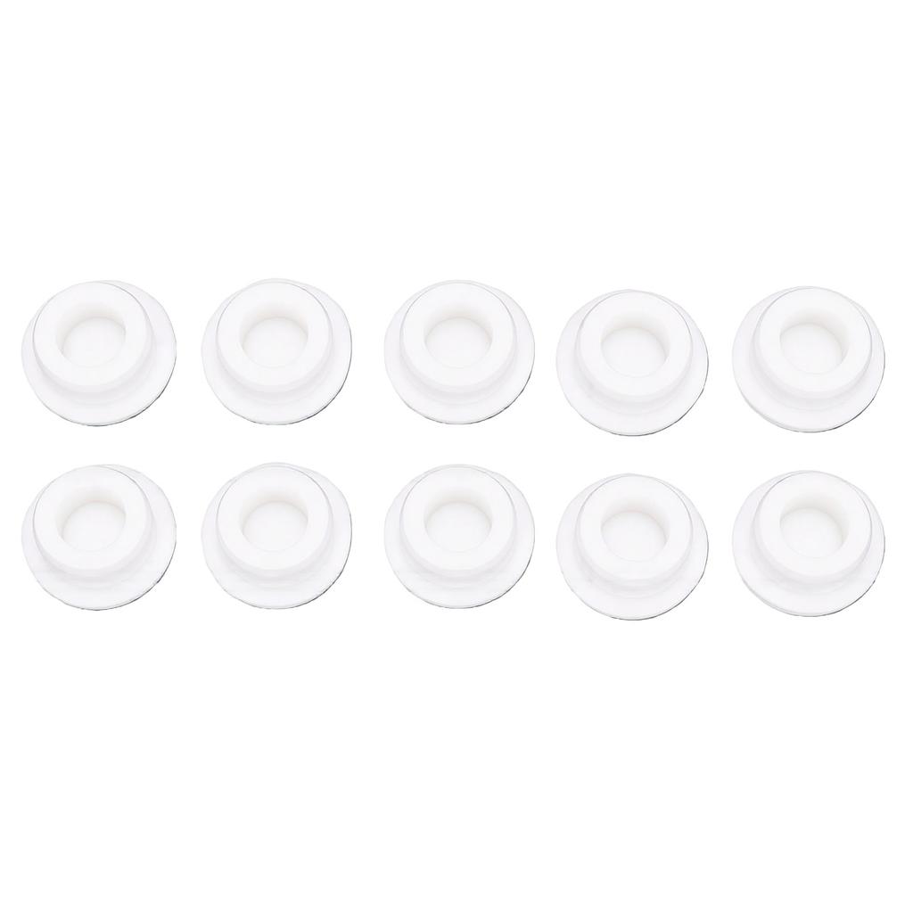 10PCS White Silicone Plug Heat Proof Round Water Proof T Shaped Silicone Plug For Kitchen Bathroom