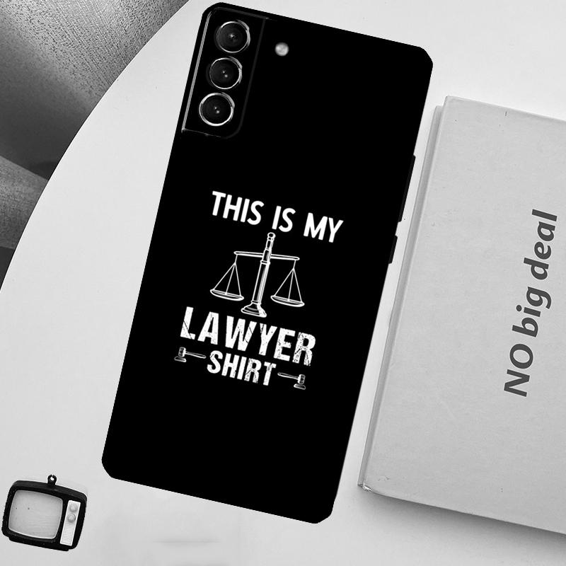 Law Lawyer Judge Justice Phone Case For Samsung Galaxy S25 S26 Ultra S21 S22 S23 S24 Ultra S10 S20 Plus S25 FE Cover