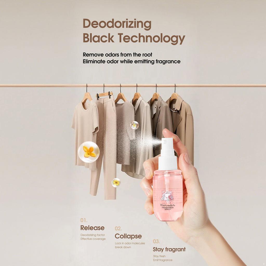 50ml Alcohol-Free Perfume Spray Long Lasting Body Fragrance with Natural Plant Based Fresh Scent for Women and Men Daily Use Work and Dating