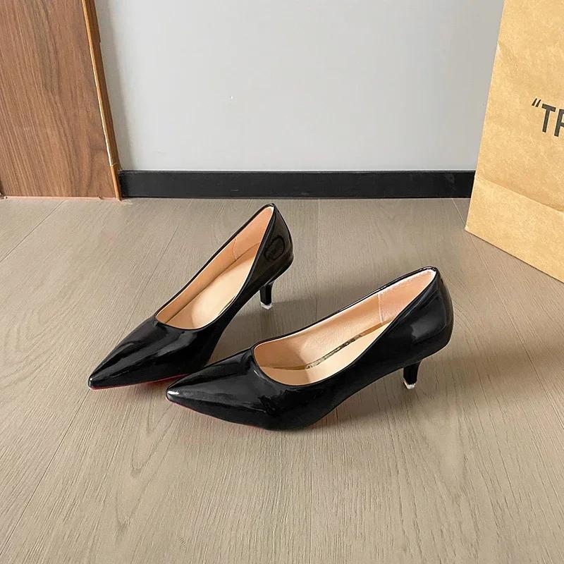 Dámské designové lodičky Módní vysoké podpatky pro ženy Boty Ležérní špičaté dámské podpatky Stiletto Dámské boty