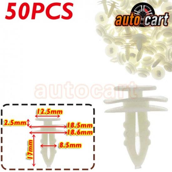 50pcs Door Trim Panel Clips For 1973-1986 Ford F-100 F-250 F-350 Bronco Truck