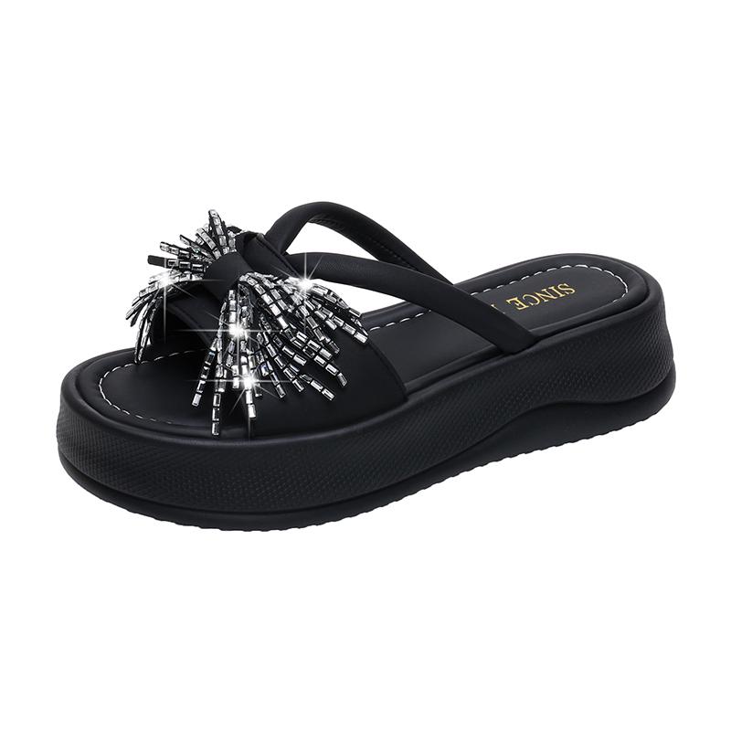 Women Platform Roman Sandals Thick Sole Summer Beach Slides Casual Outdoor Comfort Fashion Shoes 34 To 41 34