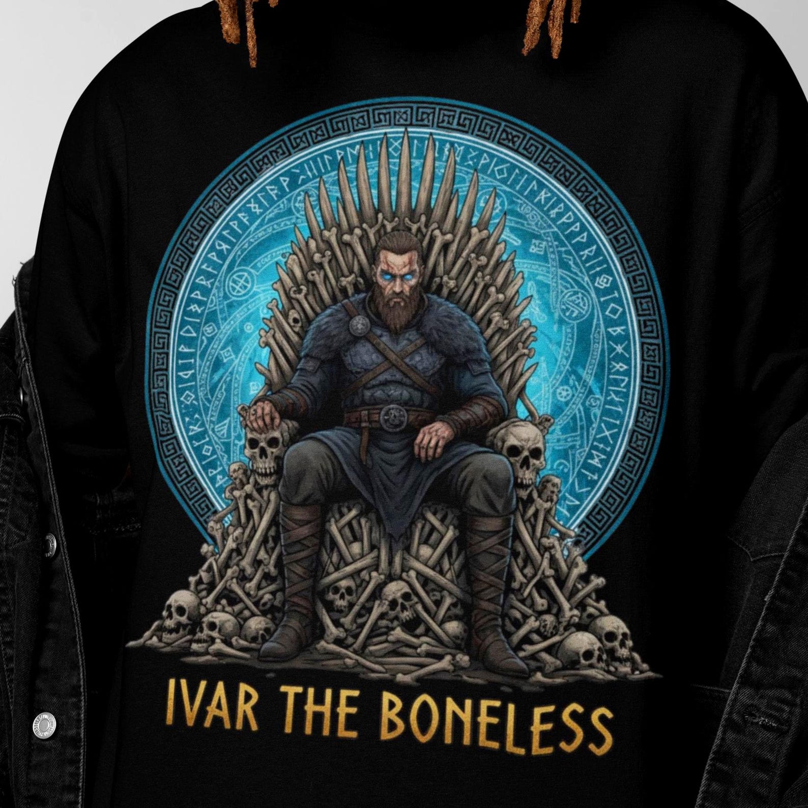Ivar T-Shirt | Norse Mythology | Vintage Norse God Tee M