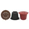 3 Stück Nachfüllbare Wiederverwendbare Espresso-Kapsel für Nespresso Kaffeemaschine Wiederverwendbare Kapsel Nachfüllen Leere Kapsel