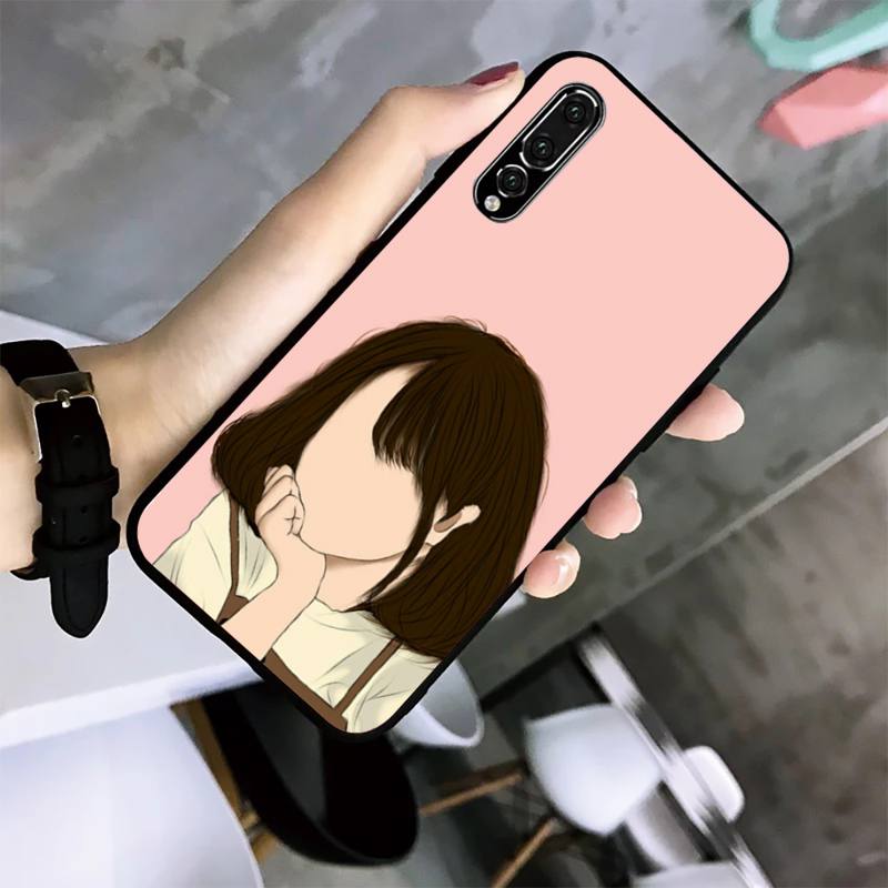 

Чехол для телефона с изображением девушки для Huawei G7 G8 P7 P8 P9 P10 P20 P30 Lite Mini Pro P Smart Plus Cove Fundas p40lite