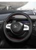 Genuine Leather Hand-Stitched Steering Wheel Cover for Honda Civic, Accord, CRV, HR-V, Fit, and Guandao Models