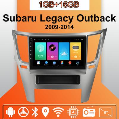 Radio Auto Android Auto Carplay Pentru Subaru Legacy Outback 2009-2014 Player Multimedia Unitate Principală Stereo Navigație GPS BT WIFI 1+16GB