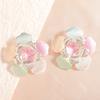 New Accessories Fashion Light Luxury Flower Earrings Premium Earrings Multi-layer Petal Ear Accessories Stud Earrings