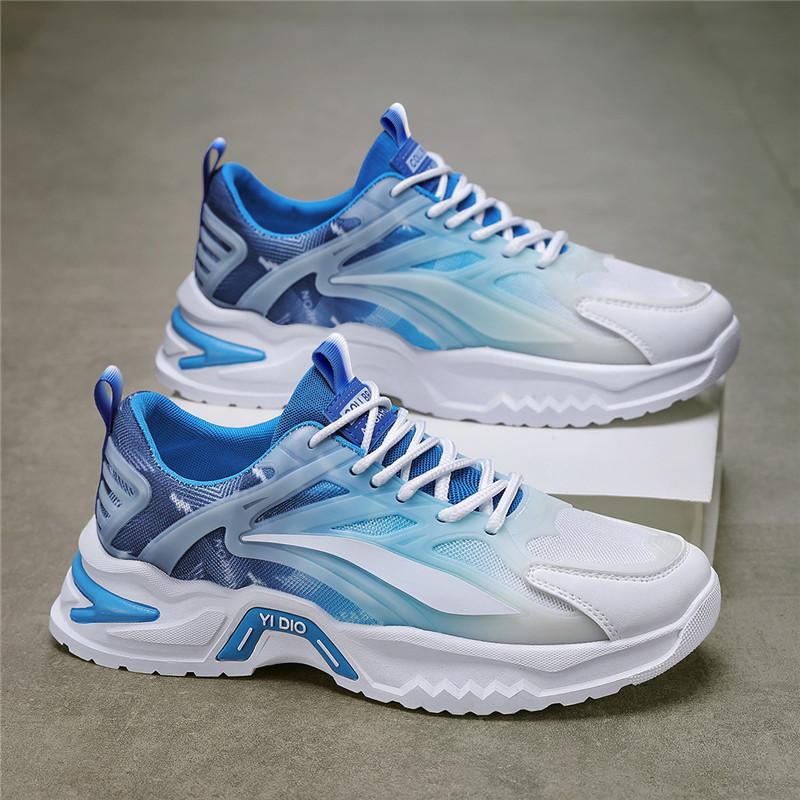 

Popular mesh sports running shoes men s casual deodorant breathable heightening dad shoes wear-resistant non-slip soft-soled basketball shoes 39