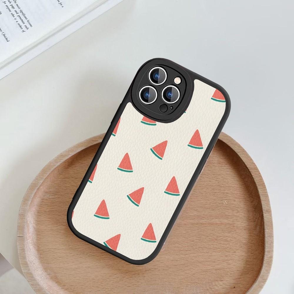 Watermelon Pattern Phone Case Hard Leather For iPhone 14 13 12 Mini 11 14 Pro Max Xs X Xr 7 8 Plus Fundas