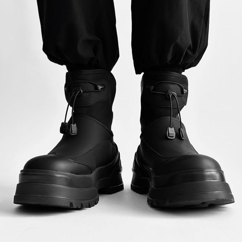 High Quality Couples Platform Ankle Boots Outdoor Non-Slip Wear-Resistant Safety Shoes For Men Comfort Thick Soled Mens Sneakers