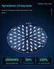 54-Piece 3W Full Color LED Stage Lights for Weddings and Events