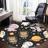 1PC Space Bears Chair Carpet for Office, Indoor Non-Slip Washable Carpet, Soft Comfortable Mat For Office Room Yy250930194