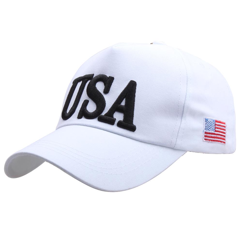 USA flag embroidered baseball caps, men's and women's outdoor sports event casual baseball caps, casual and fashionable