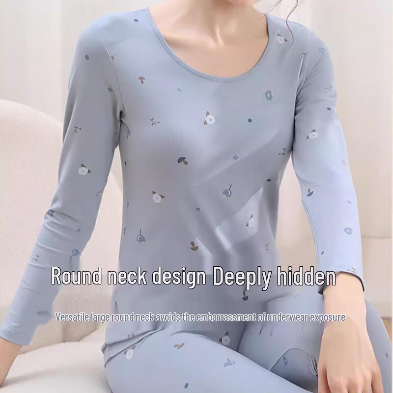 Langsha Teen Girls' 10A Antibacterial Cotton Thermal Underwear Set