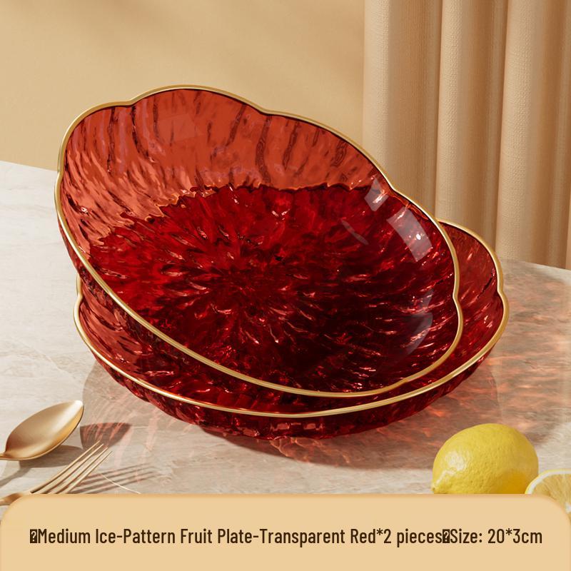 Modern Luxury Fruit and Snack Display Plate for Living Room
