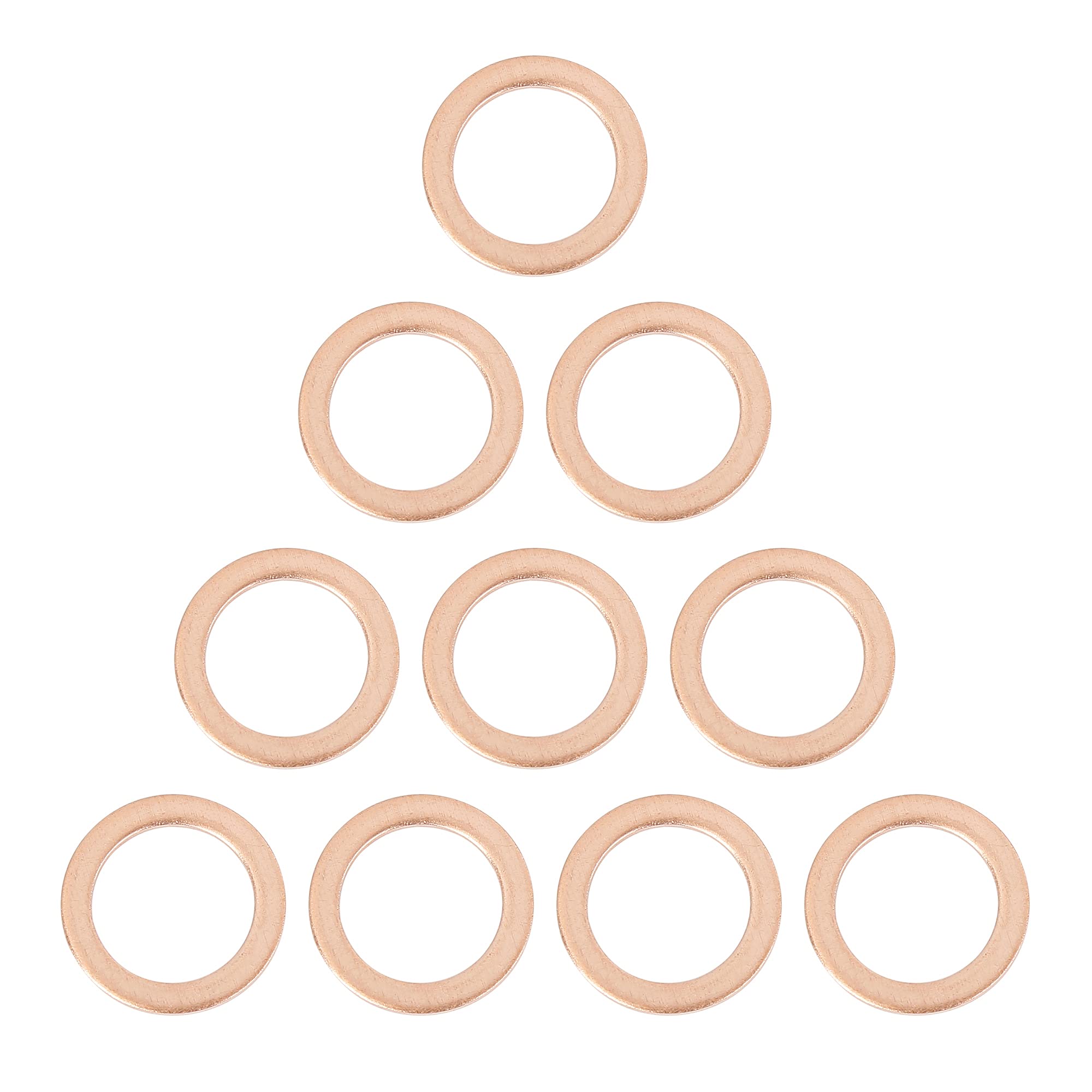 

ACROPIX Drain Plug Gasket Front for M14 Mercedes-Benz CLA250 10 Coppertone