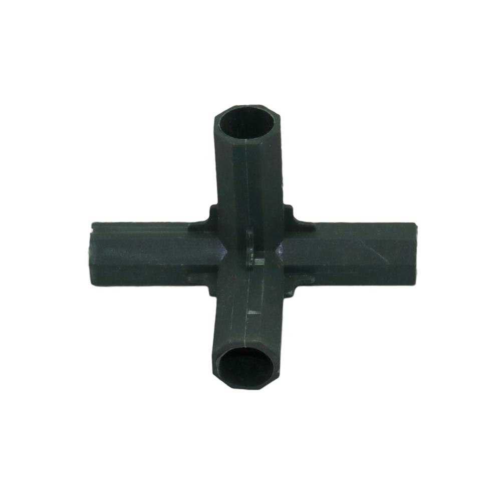 3/4/5-way Plant Stakes Edging Corner Connectors Plant climbing support rod Awning Pole Pipe joint Inner diameter 16mm 5 Pcs