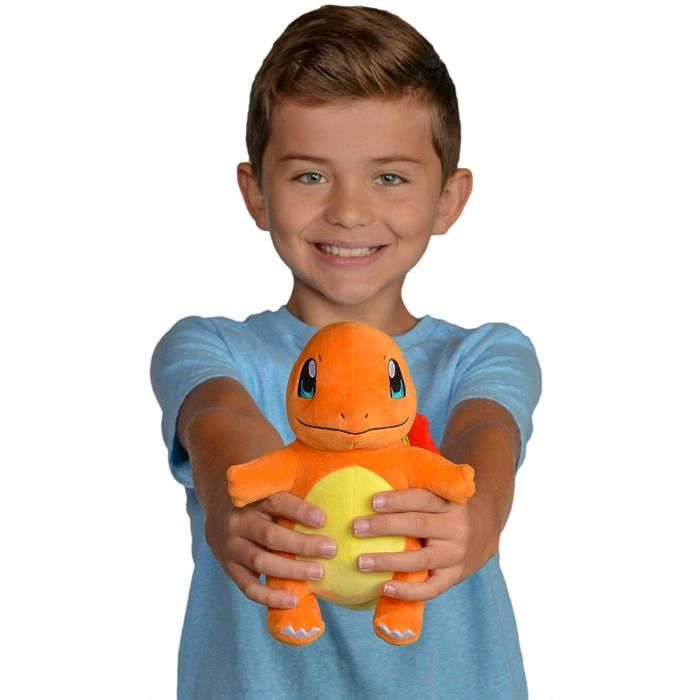 Peluche - Pokémon - Charmander - 8 Pouces - Rouge - Douceur Exceptionnelle