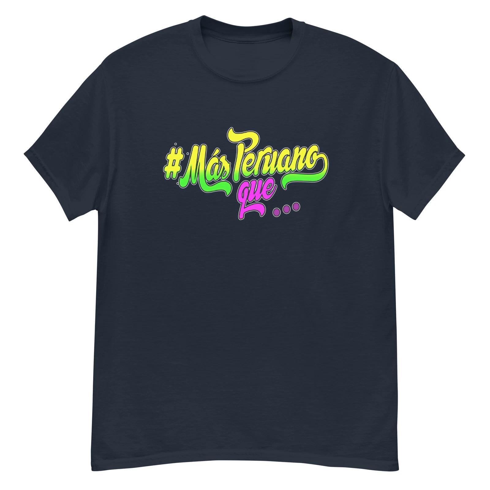 MAS PERUANO QUE PERUVIAN GRAPHIC T SHIRT Men s classic tee S