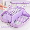Fabric Pen Bag Large Capacity Pencil Case NEW Pen Box