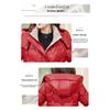 Women's cotton-padded clothes, winter medium and long over-knee glossy leave-in, thickened, slim and thin, warm cotton-padded jacket