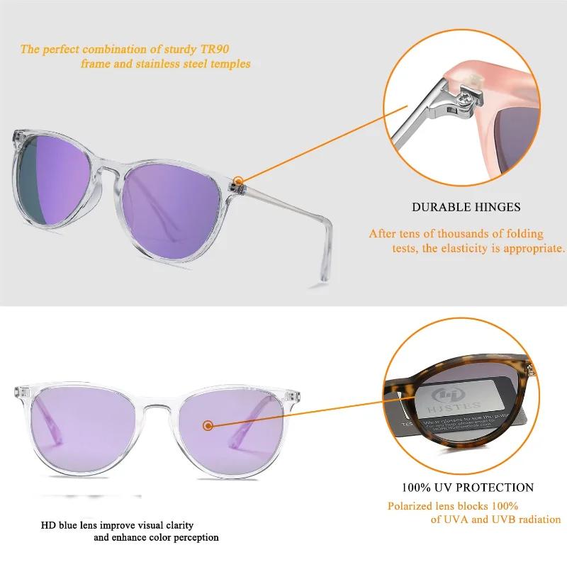 New Polarized Kids Sunglasses Vintage Children Sun Glasses Metal Round Boys Girls Baby Eyewear Gafas De Sol UV400