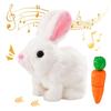 Adorable with Sounds and Movements Easter Electric Rabbit Lifelike Interactive Bunny Vitality Bliss Bunny