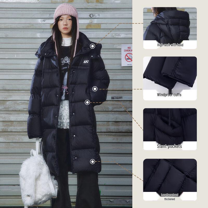 UNIFREE Puffy Hooded Down Jacket