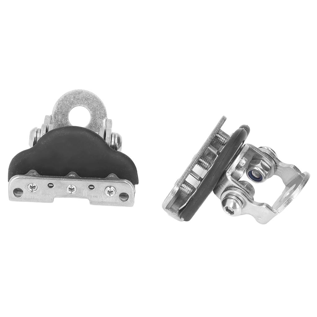 2 Stück Motorhaube LED Lichtleiste Montagehalterung Verstellbar 304 Edelstahl Universal Arbeitsscheinwerfer Montage Klemme