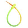 2-10Pcs Silicone Plum Blossom Gradient Keychain