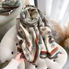 Winter Luxury Ladies' Imitation Cashmere Geometric Pattern Thicken Warm Scarf Shawl Pashmina Wrap Blanket