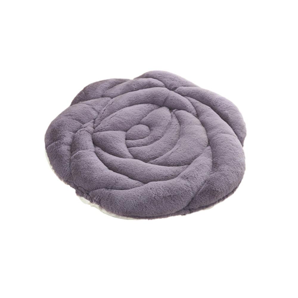 Quilted Seat Cushion Thickened Tatami Sofa Cushion Home Decoration Rose Shaped Chair Cushion  Floor